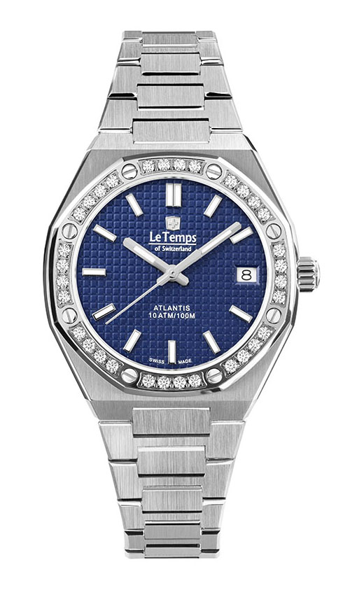 ATLANTIS LADY SAPHIR QUARZ WATCH 100M