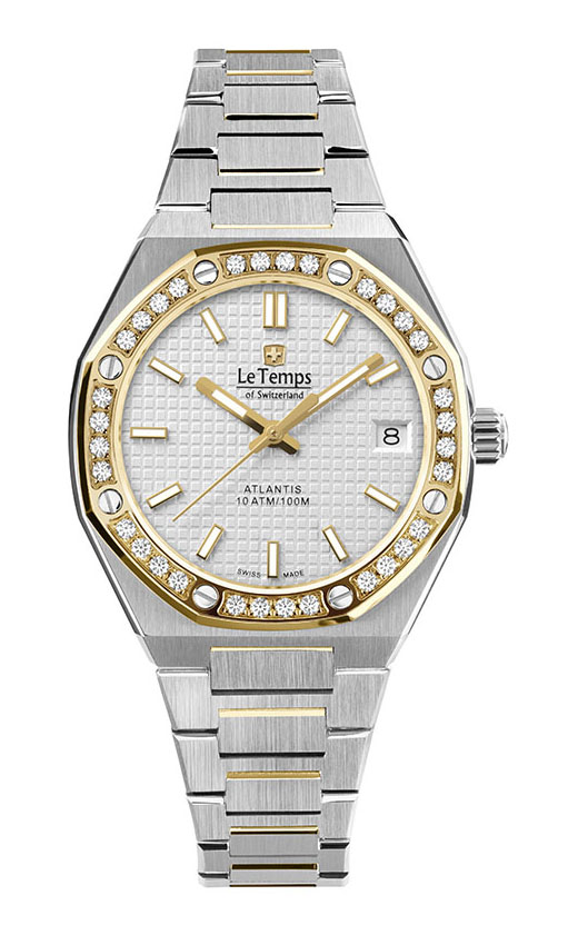 ATLANTIS LADY SAPHIR QUARZ WATCH 100M