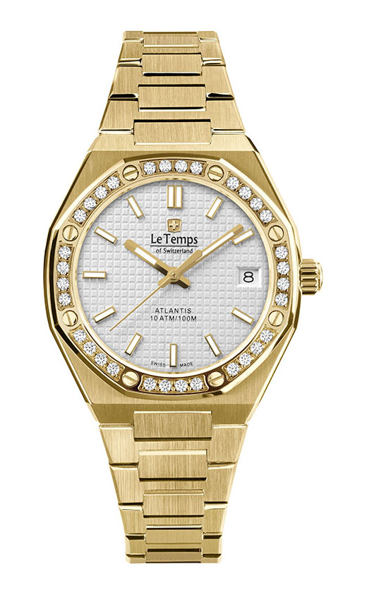 ATLANTIS LADY SAPHIR QUARZ WATCH 100M