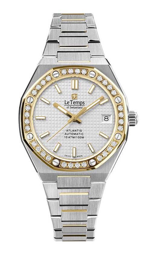 ATLANTIS LADY AUTOMATIC SAPHIR QUARZ WATCH 100M
