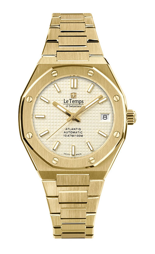 ATLANTIS LADY AUTOMATIC SAPHIR QUARZ WATCH 100M