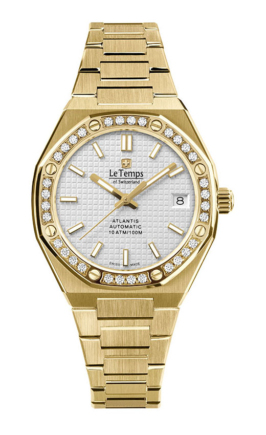 ATLANTIS LADY AUTOMATIC SAPHIR QUARZ WATCH 100M