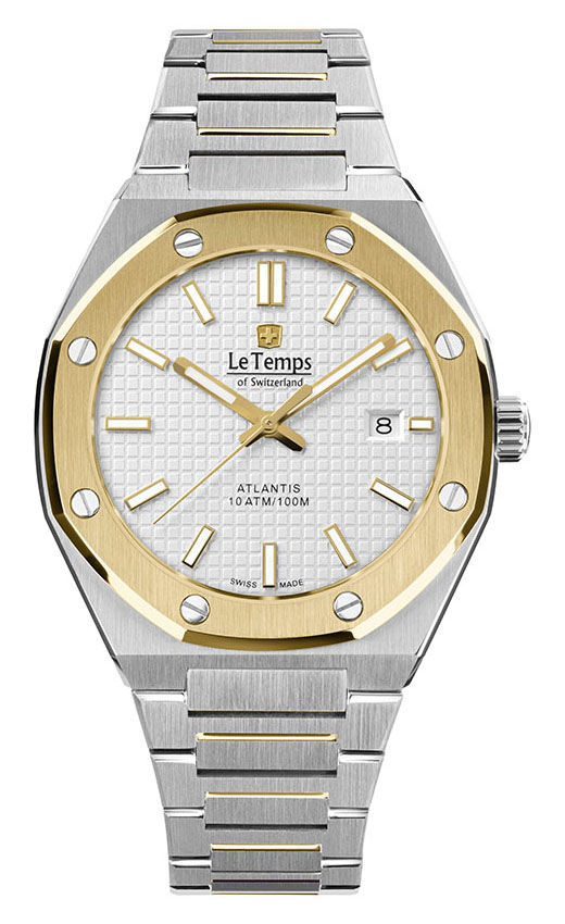 ATLANTIS GENT SAPHIR QUARZ WATCH 100M