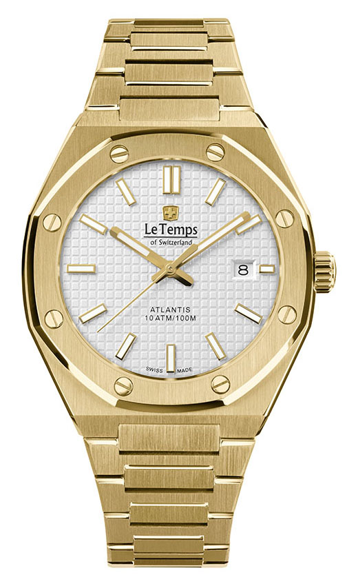 ATLANTIS GENT SAPHIR QUARZ WATCH 100M