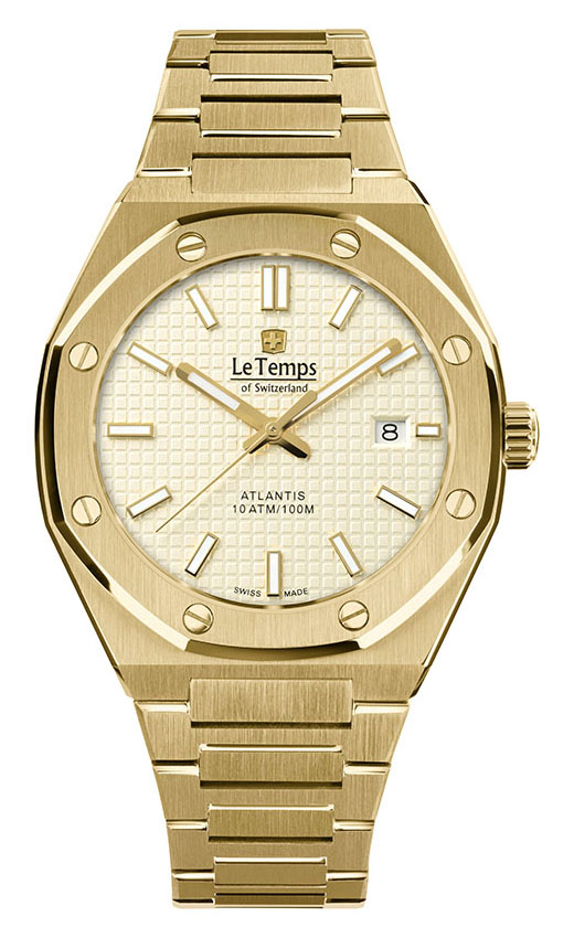 ATLANTIS GENT SAPHIR QUARZ WATCH 100M