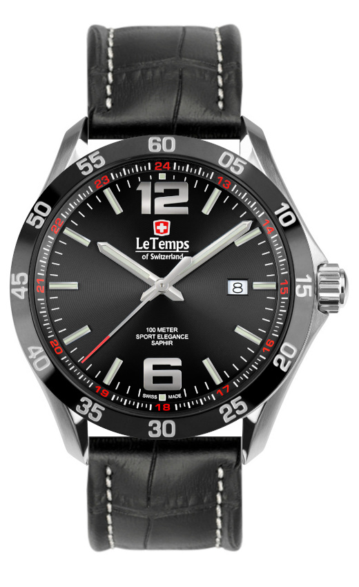 SPORT ELEGANCE GENT 43 SAPHIR QUARZ WATCH 100M