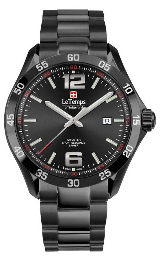 SPORT ELEGANCE GENT 43 SAPHIR QUARZ WATCH 100M