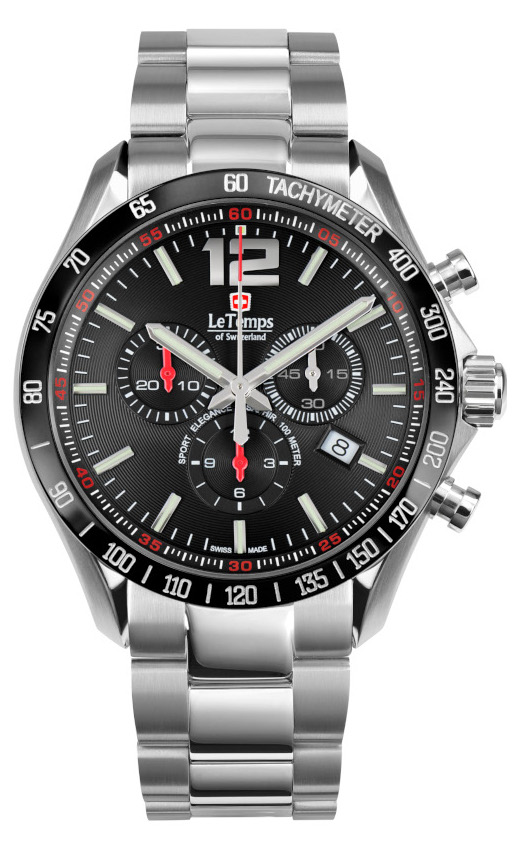 SPORT ELEG. GENT 43 Q. CHRONO SAPHIR WATCH 100M