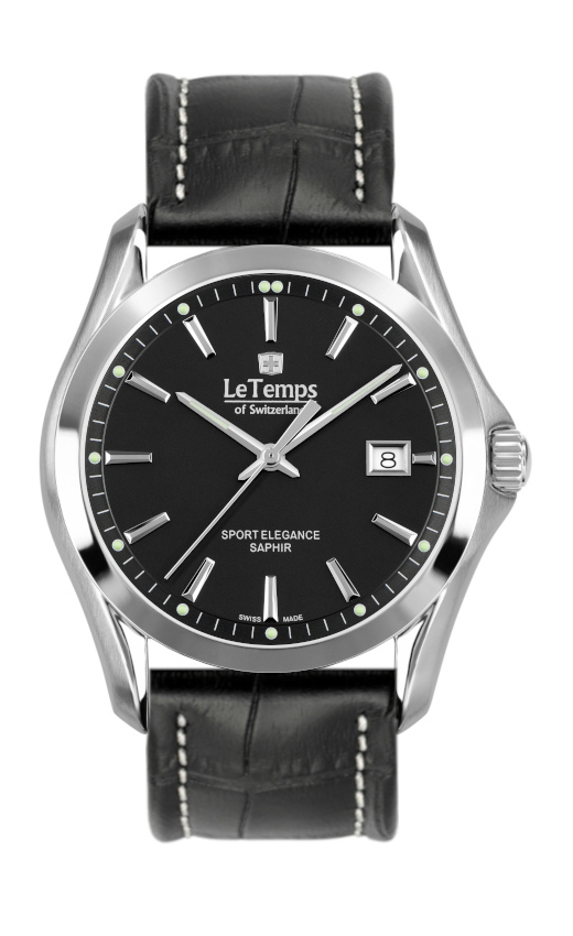 SPORT ELEGANCE GENT SAPHIR QUARZ WATCH 100M