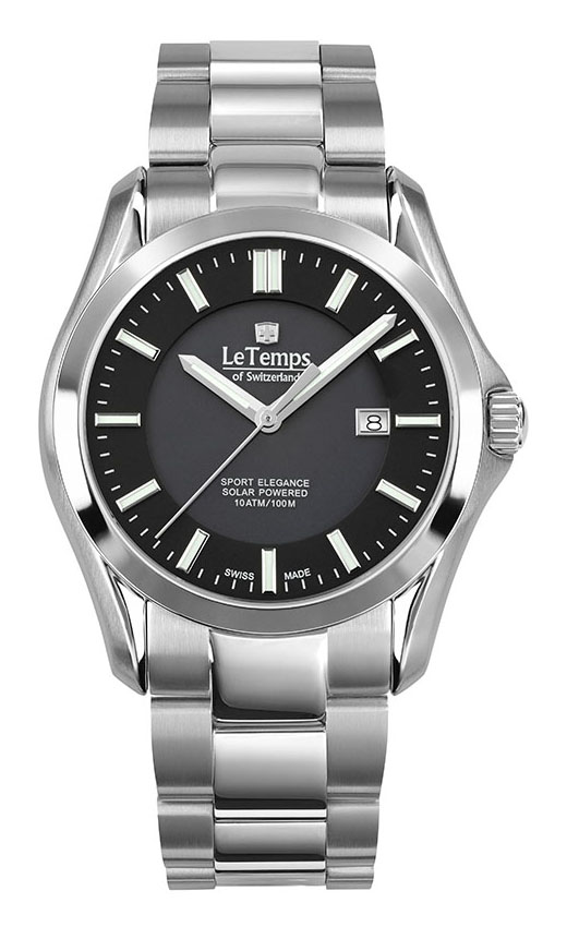 SPORT ELEGANCE GENT SAPHIR SOLAR WATCH 100M