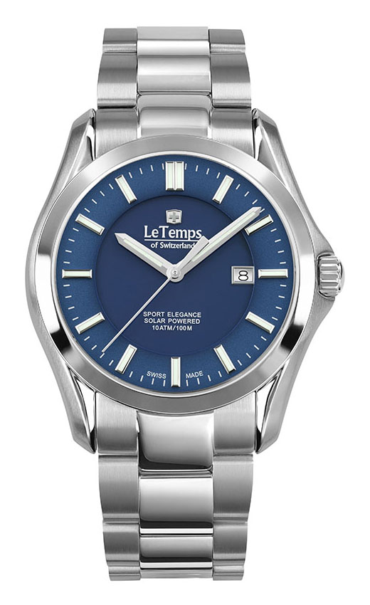 SPORT ELEGANCE GENT SAPHIR SOLAR WATCH 100M